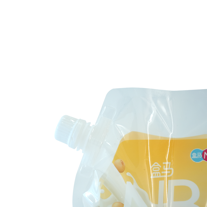 Printed 1kg soy milk vertical spout bag