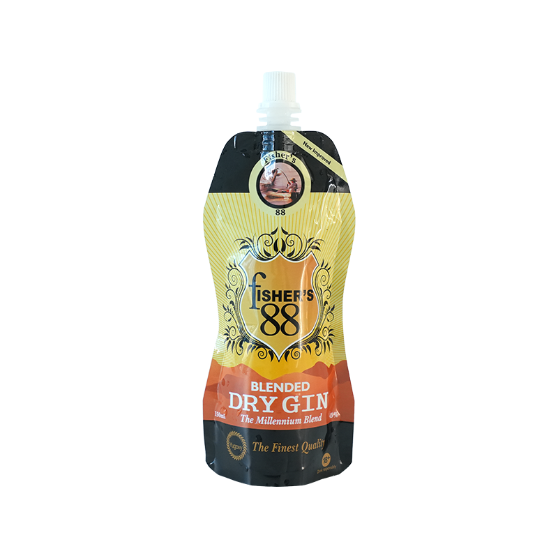 Gravure printing 150ml gin stand-up bag